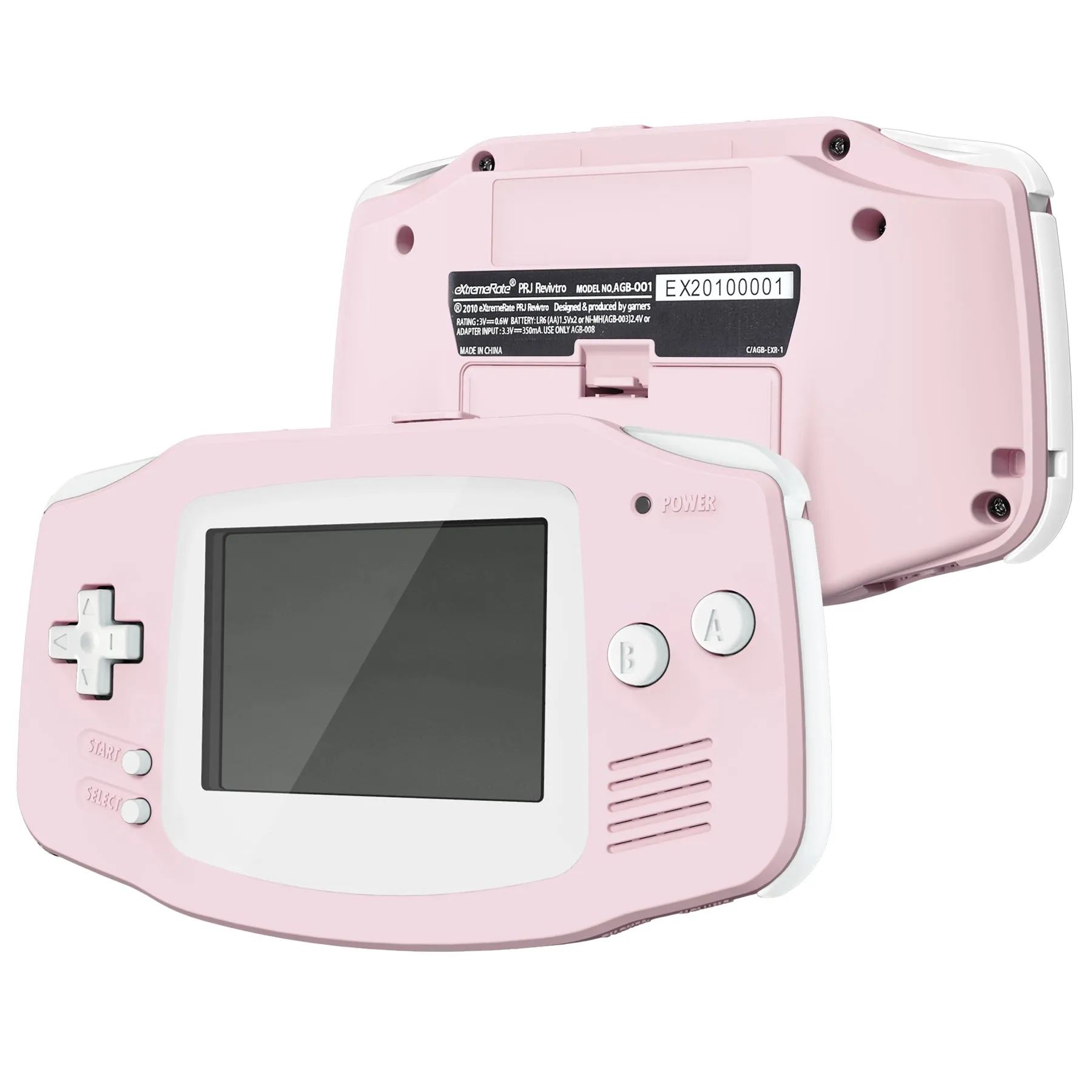 eXtremeRate IPS Ready Upgraded Cherry Blossoms Pink GBA Replacement Shell Full Housing Cover Buttons for Gameboy Advance – Compatible with Both IPS & Standard LCD – Console & IPS Screen NOT Included - TAGP3012