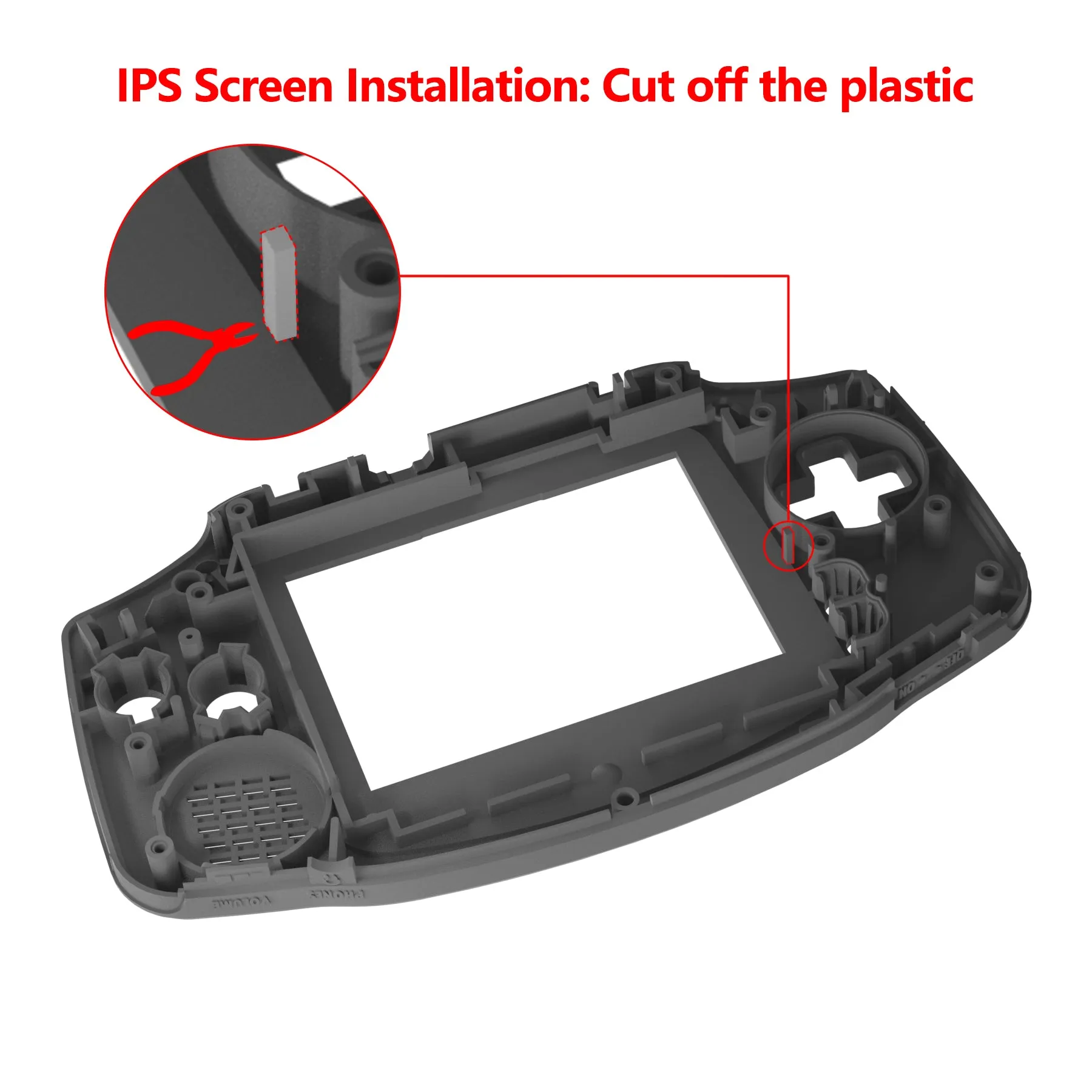 eXtremeRate IPS Ready Upgraded Classics NES Style GBA Replacement Shell Full Housing Cover Buttons for Gameboy Advance – Compatible with Both IPS & Standard LCD – Console & IPS Screen NOT Included - TAGT1037
