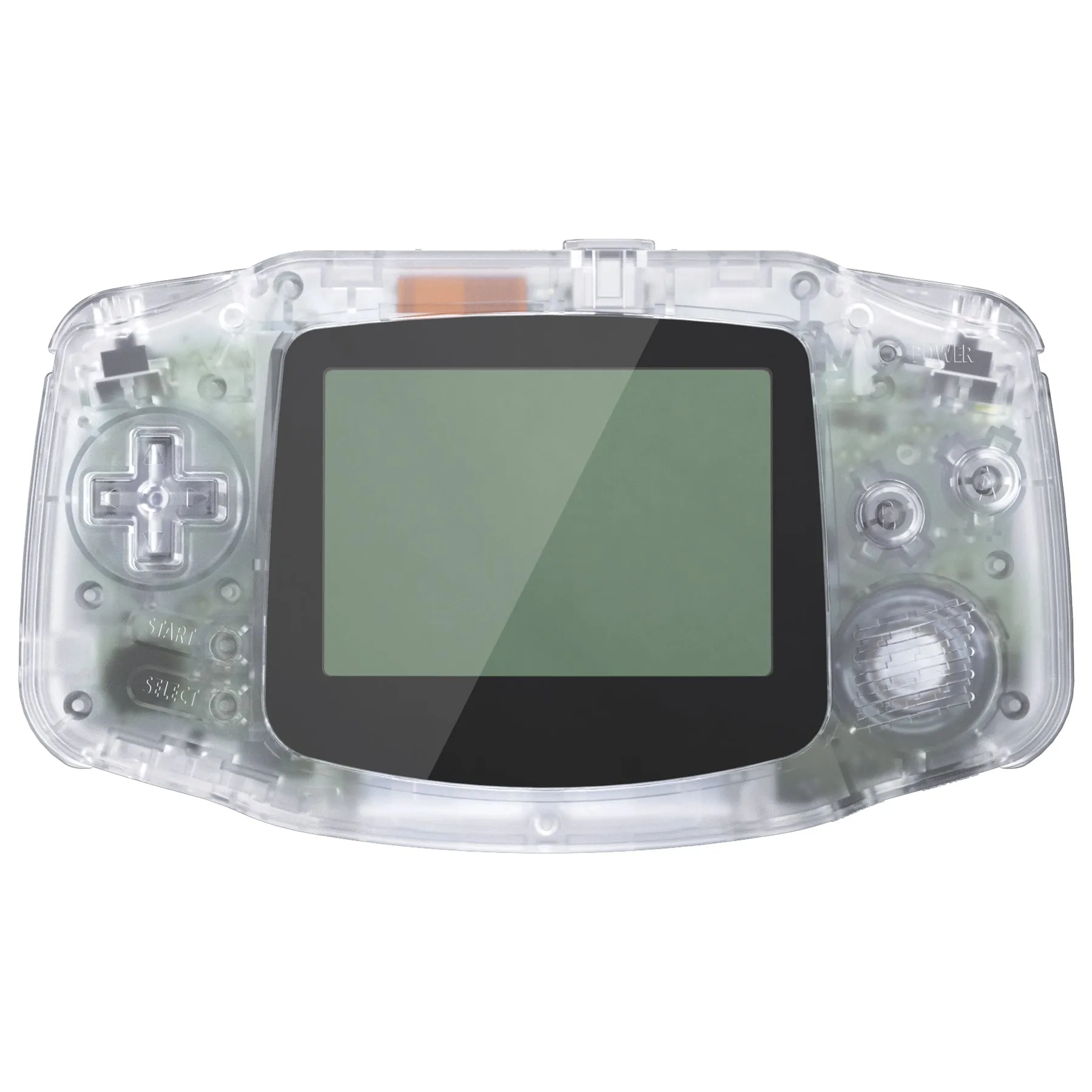 eXtremeRate IPS Ready Upgraded Clear GBA Replacement Shell Full Housing Cover Buttons for Gameboy Advance – Compatible with Both IPS & Standard LCD – Console & IPS Screen NOT Included - TAGM5001