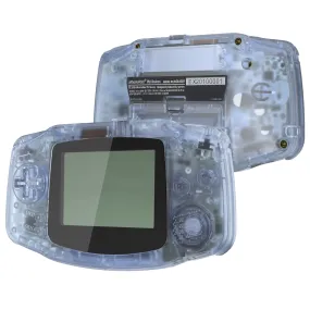 eXtremeRate IPS Ready Upgraded Glacier Blue Replacement Shell Full Housing Cover & Black Screen Lens for Gameboy Advance – Compatible with Both IPS & Standard LCD – Console & IPS Screen NOT Included - TAGM5006B