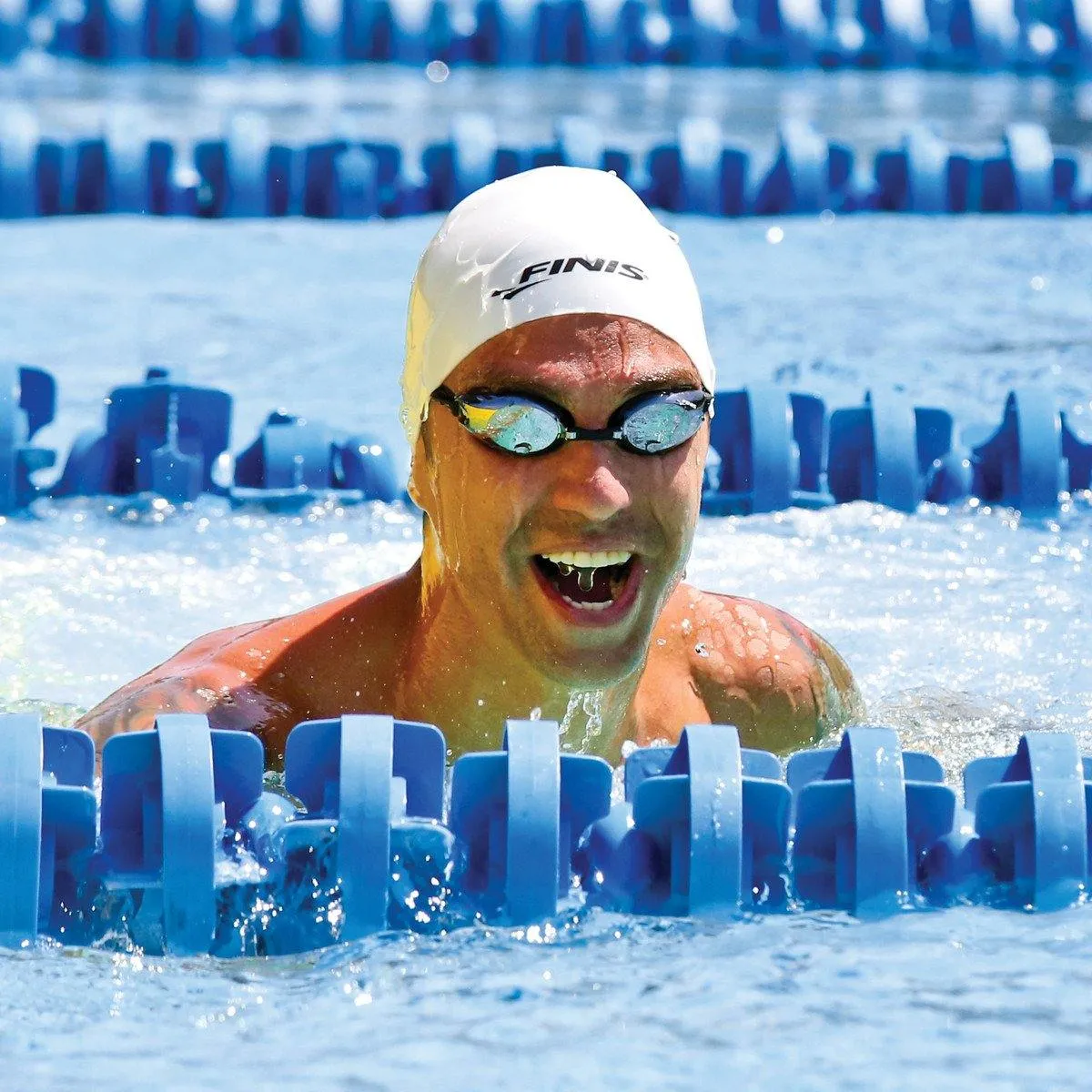 FINIS Lightning Silver Mirror Goggle