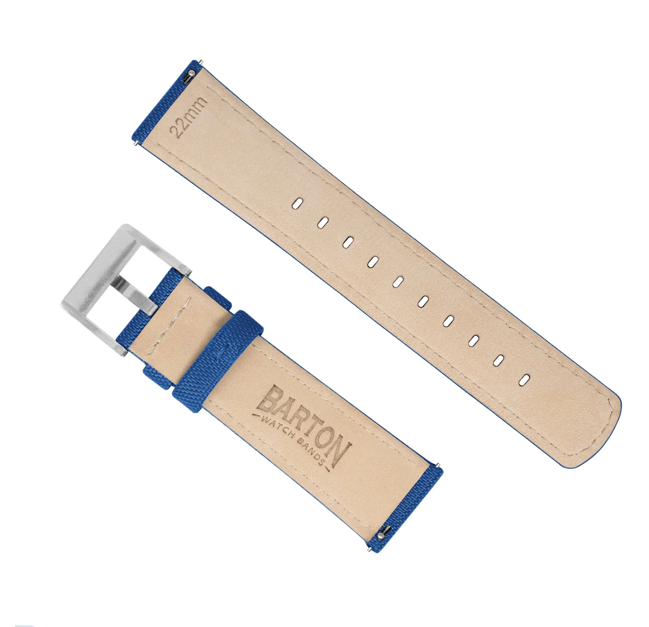 Fossil Q Sailcloth Quick Release Royal Blue Watch Band