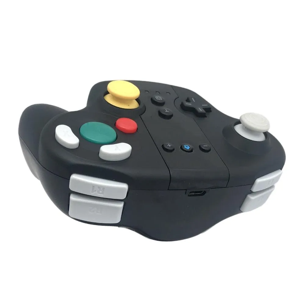 Gamecube Style Controller for Nintendo Switch: With Amiibo/NFC Functionality Wired or Wireless Connection