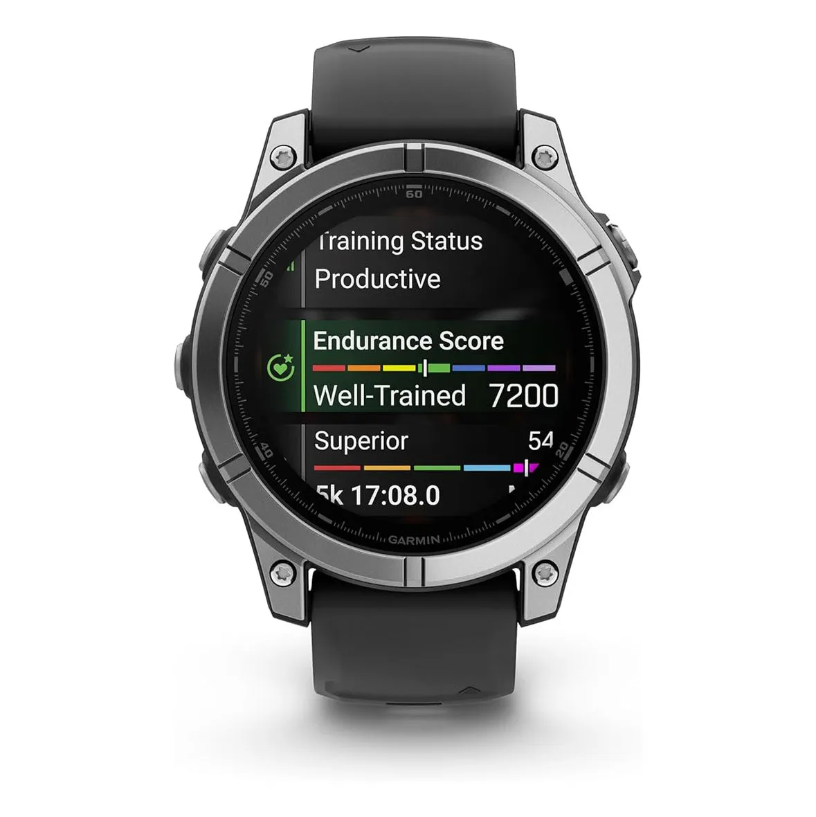Garmin fēnix E Unisex Stainless Steel with Black Band Amoled Long-Lasting Battery Life 47 Millimeters Premium Multisport GPS Smartwatch - 010-03025-02