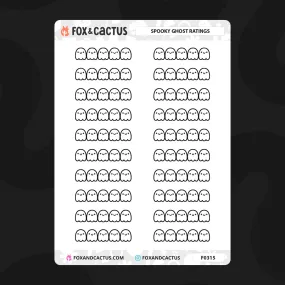 Ghost Rating Stickers