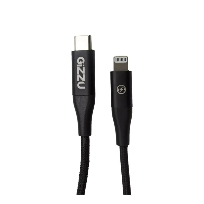 Gizzu Usb-C To Lightning 8Pin 2M Cable - Black