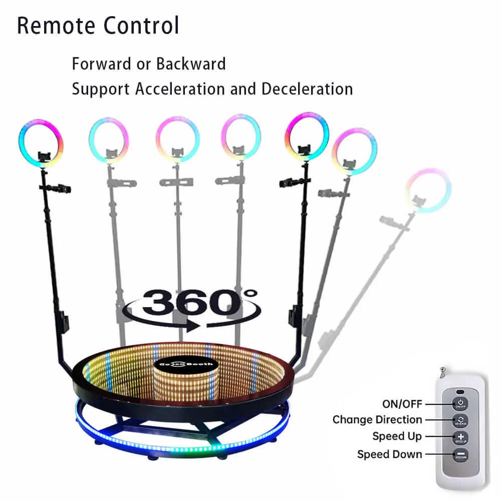 GO360BOOTH Infinite LED 360 Photo Booth  Y4B 36"