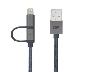 GP 1M 2-in-1 (Lightning / Micro-USB) Charge & Sync Cable - CB18