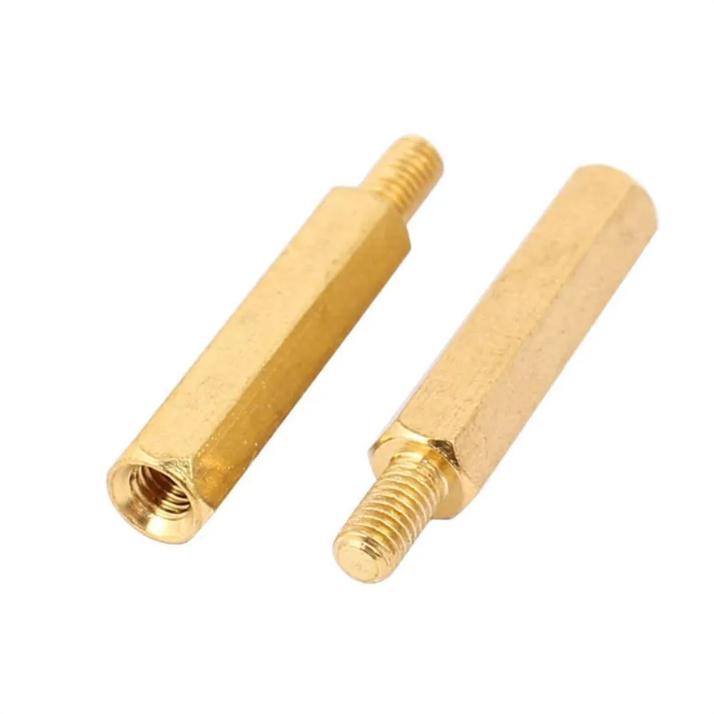 Hexagonal M3 PCB Column  Male Female Threaded Pillar Bolt Screws  Hexagonal Pillar length 20mm Thread length 6mm