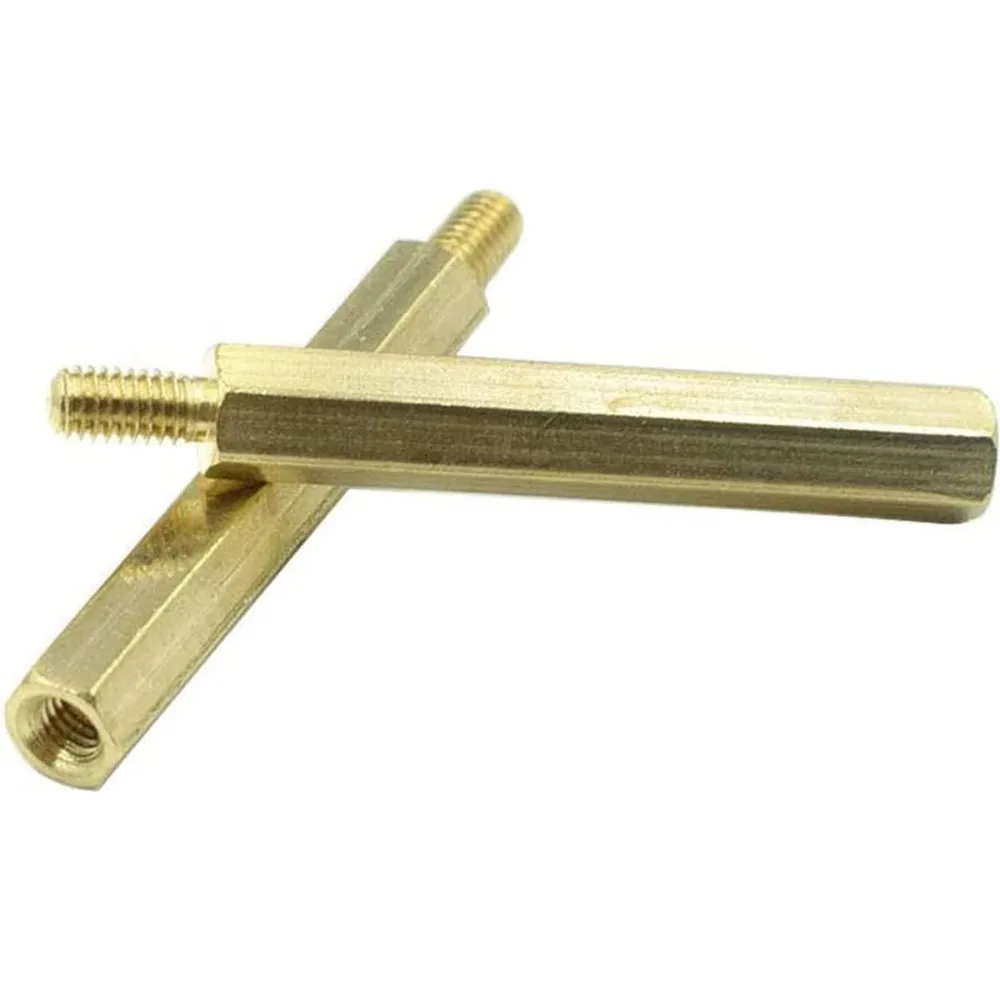 Hexagonal M3 PCB Column  Male Female Threaded Pillar Bolt Screws  Hexagonal Pillar length 30mm Thread length 6mm