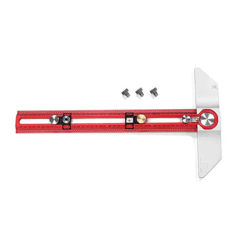 HONGDUI MT-2465 PRO T-Square Combination T-Ruler for Marking and Measuring