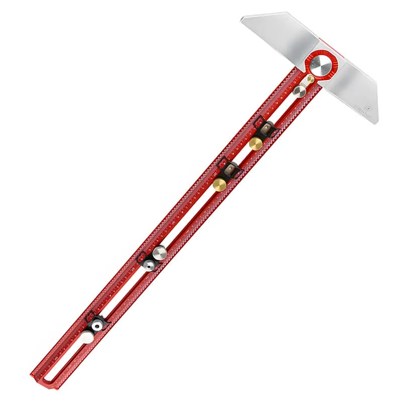HONGDUI MT-2465 PRO T-Square Combination T-Ruler for Marking and Measuring