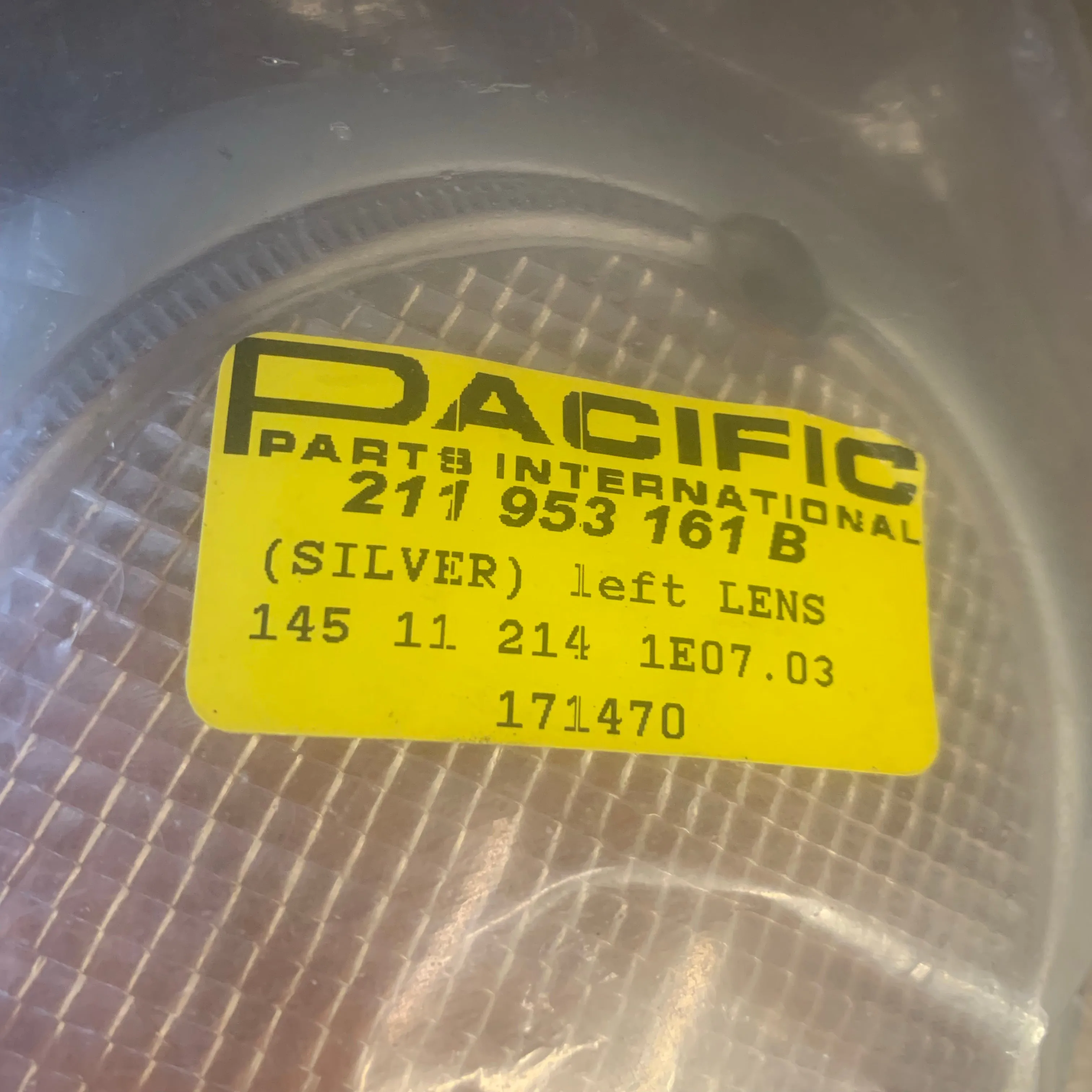 Indicator Lens, Amber, Bus 1964-67