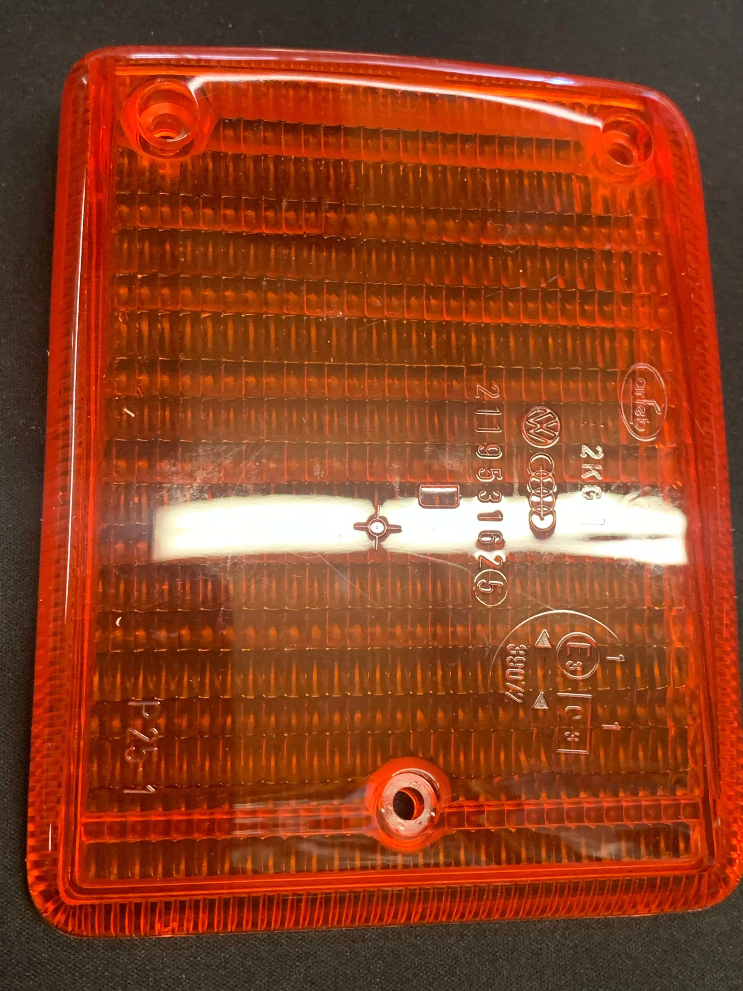 Indicator Lens ORANGE, Kombi 1972-79