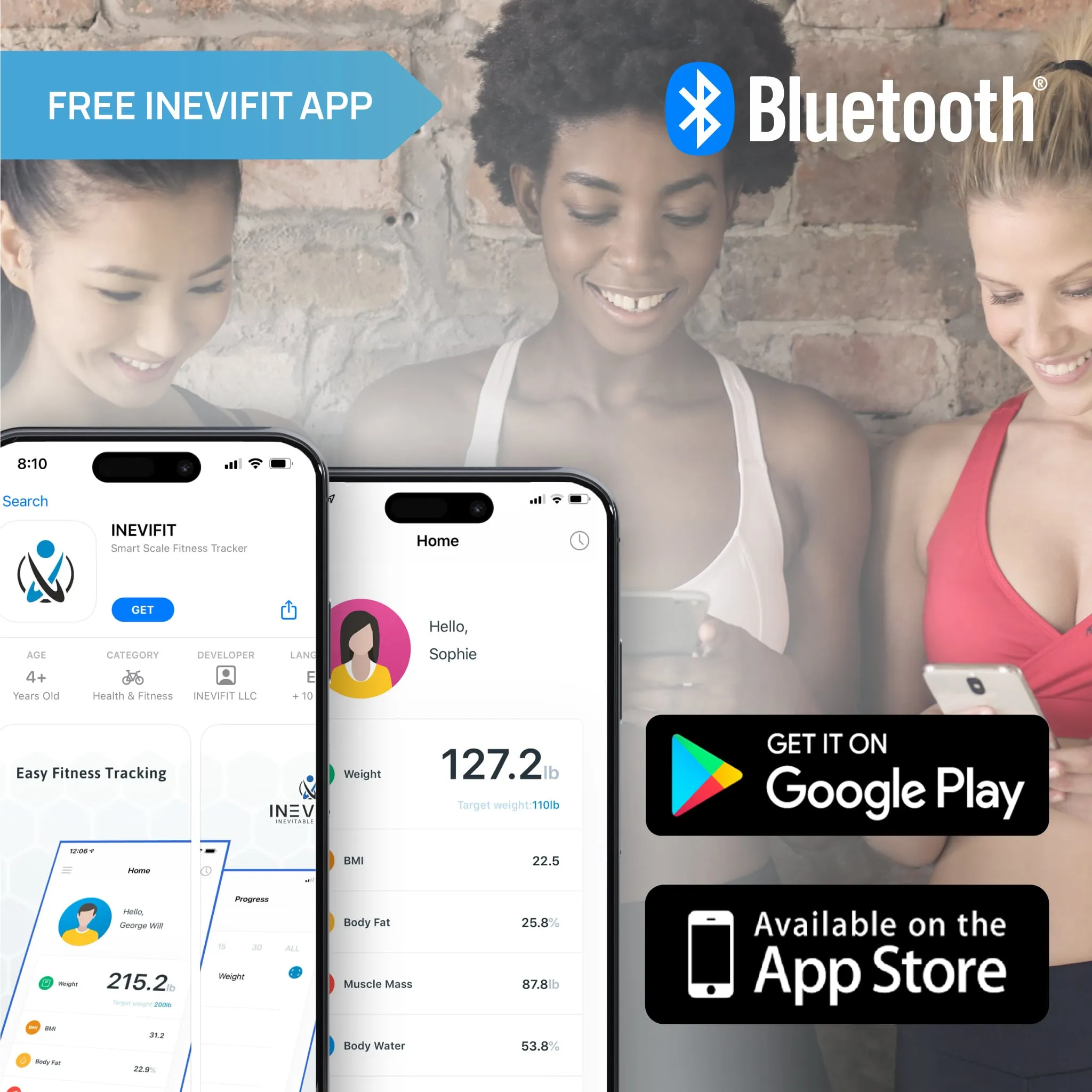 INEVIFIT | Smart Body Fat Scale