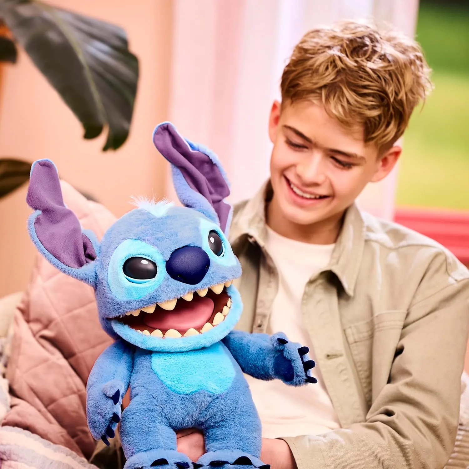 Interactive 18" Stitch Plush