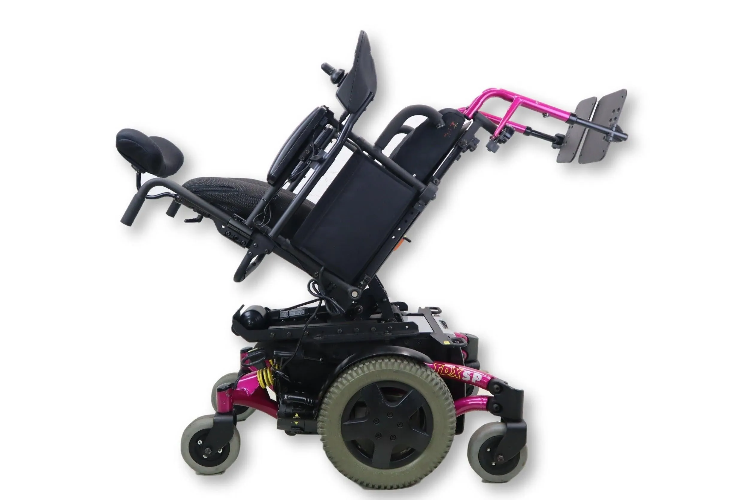 Invacare TDX SP Electric Wheelchair | Tilting Function | Swing Away Legrest | 17" x 20" Seat