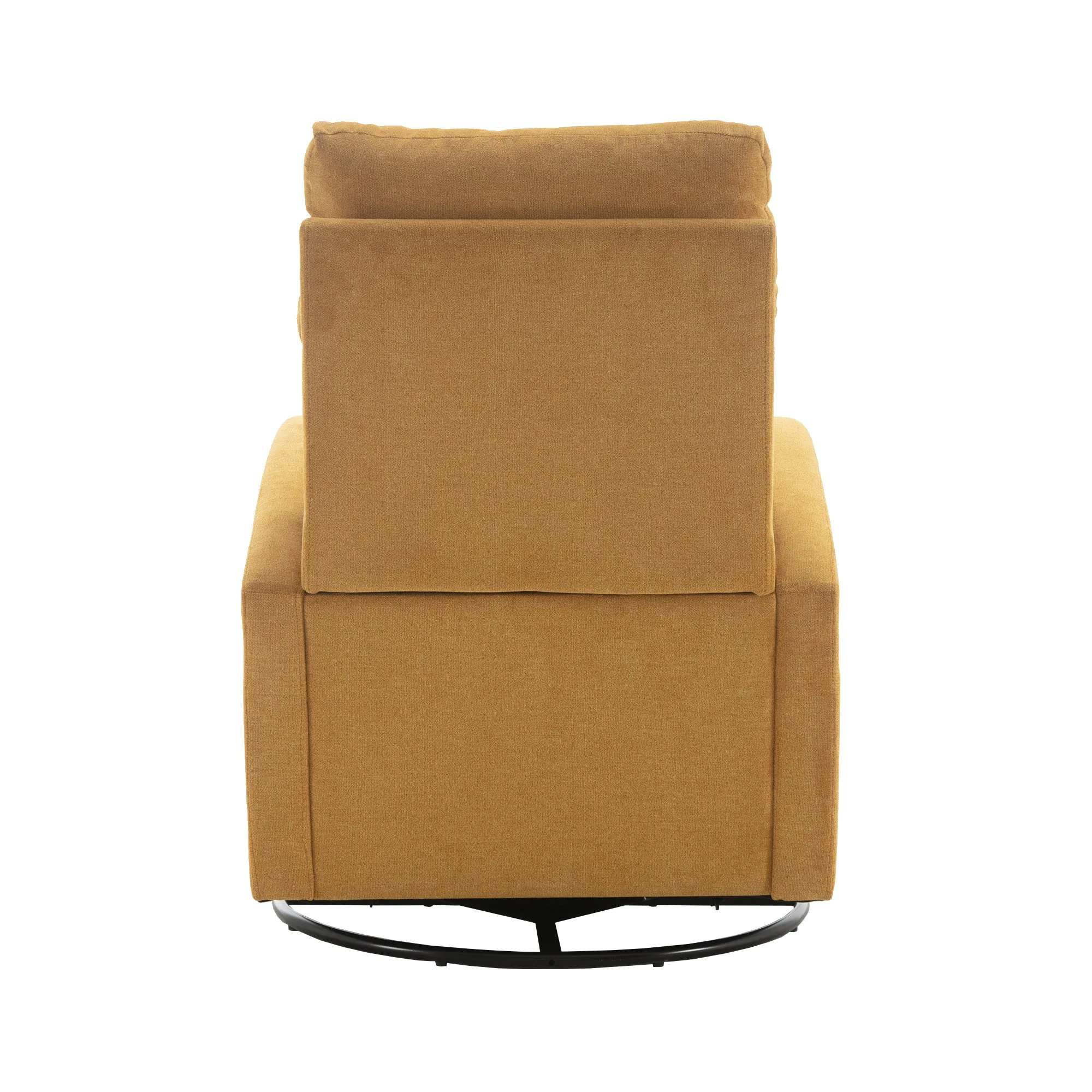 JiaDa Upholstered Swivel Glider.Rocking Chair for Nursery in Yellow.Modern Style One Left Bag