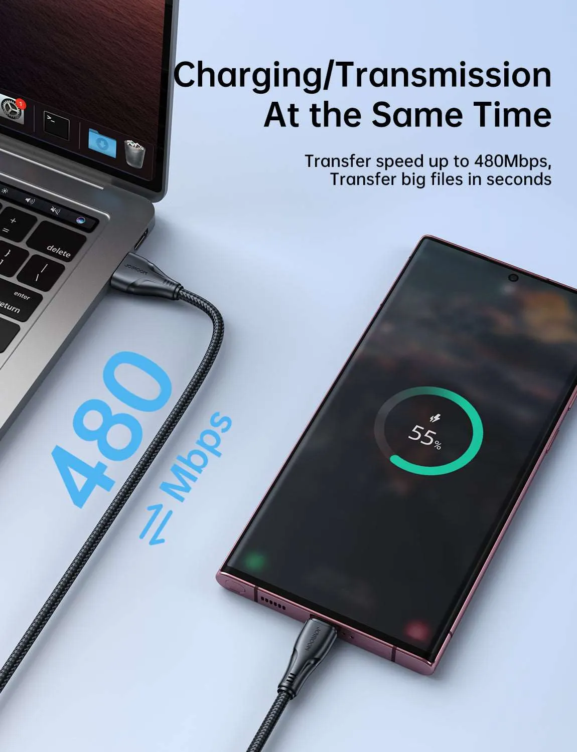 Joyroom S-UC027A11 | USB to Type-C Mobile Cable | Fast Charge PD