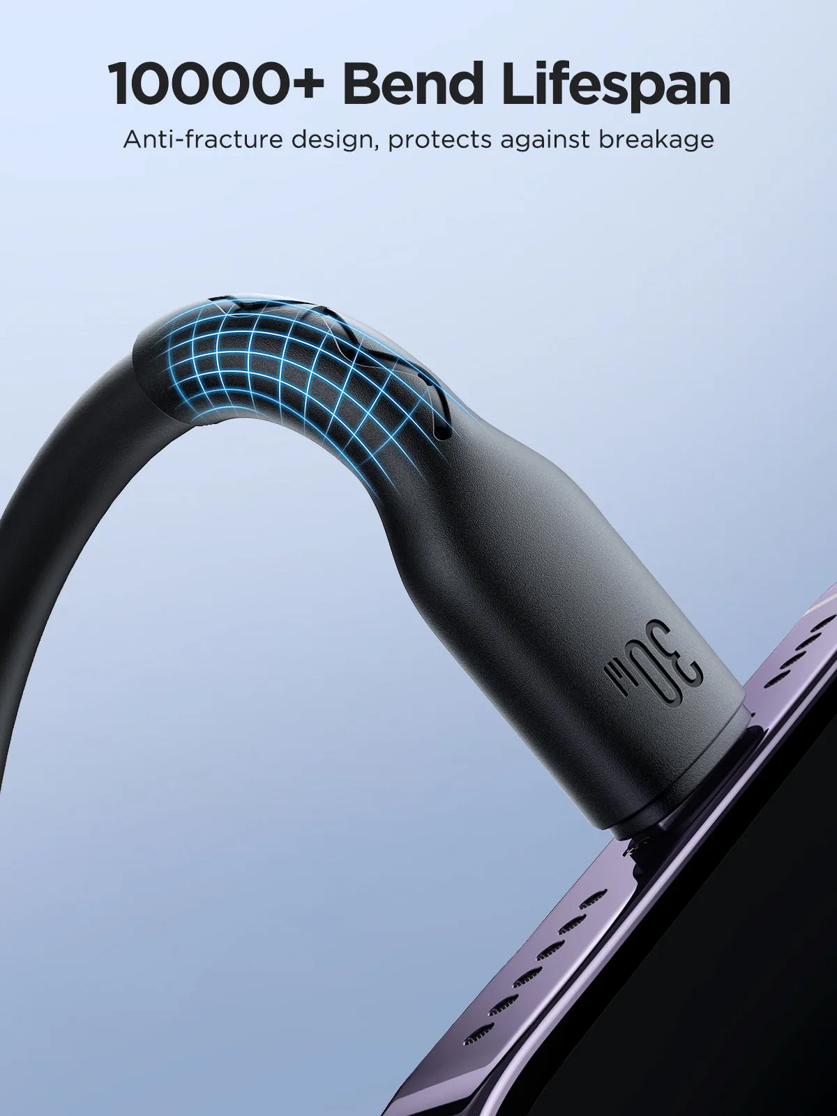 Joyroom SA38-AL3 | USB to Lightning Coiled Mobile Cable | Fast Charge PD 3A