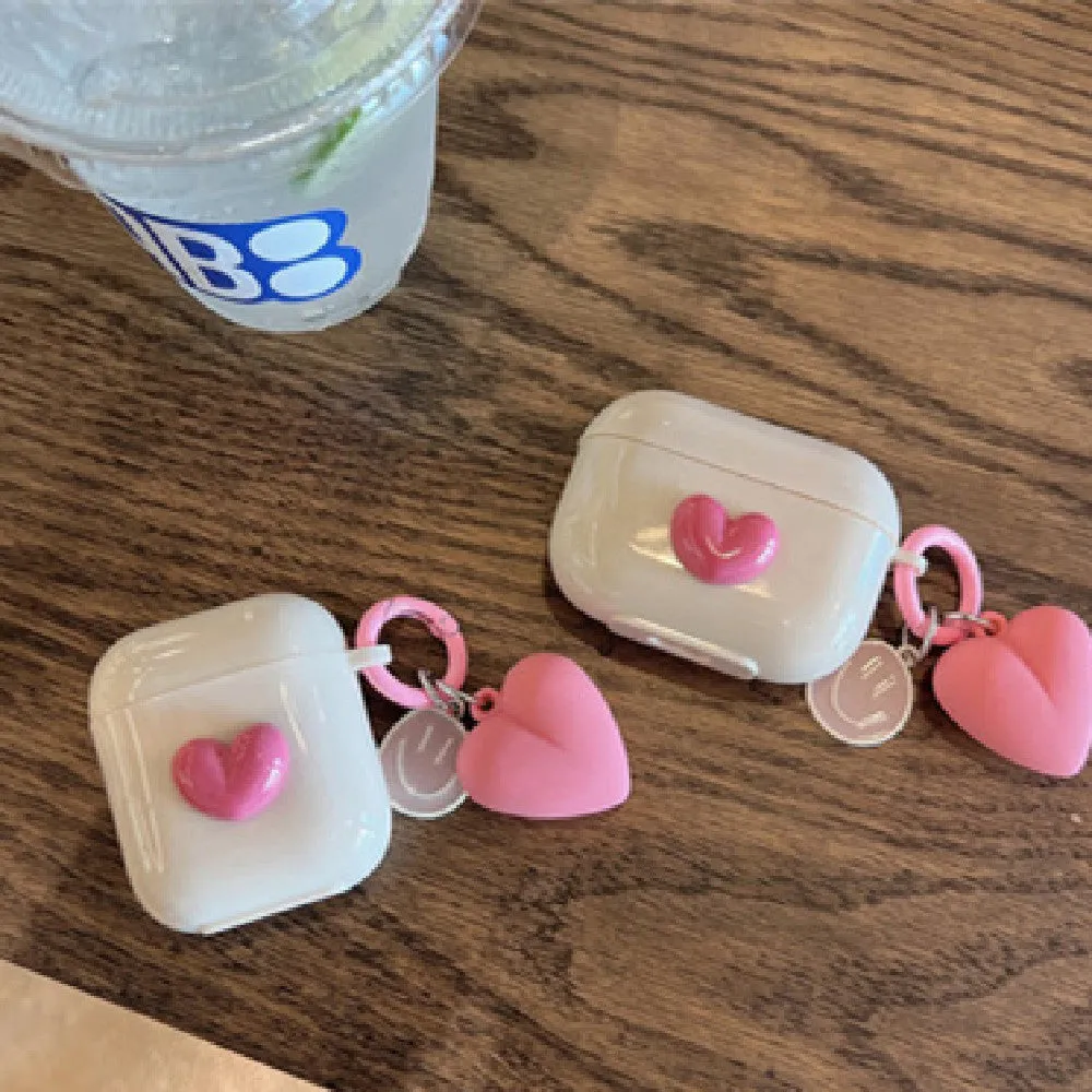 Kawaii Heart & Kitten Airpod Cases