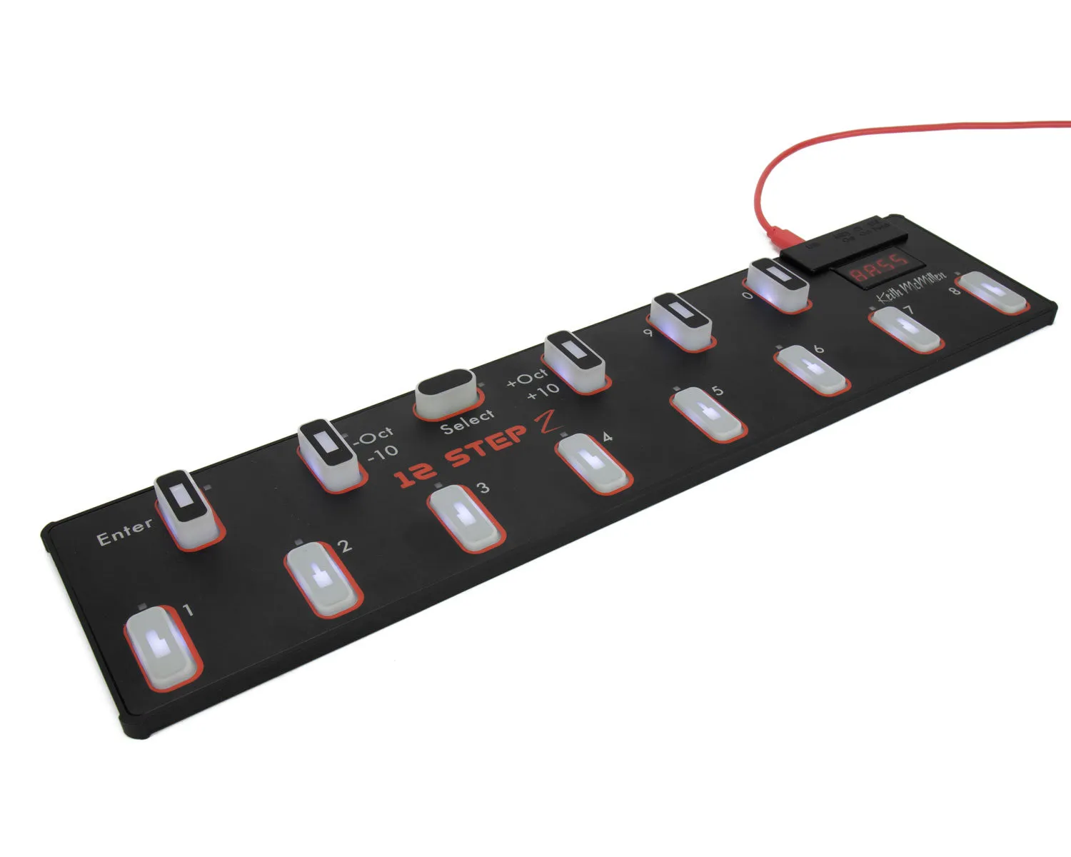 Keith McMillen Instruments 12 Step 2 USB MIDI Bass Pedal Foot Controller