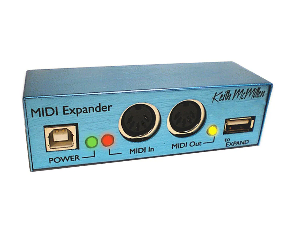 Keith McMillen Instruments MIDI Expander 5 Pin DIN MIDI Host for KMI Controllers