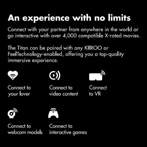KIIROO Titan Interactive Vibrating Stroker