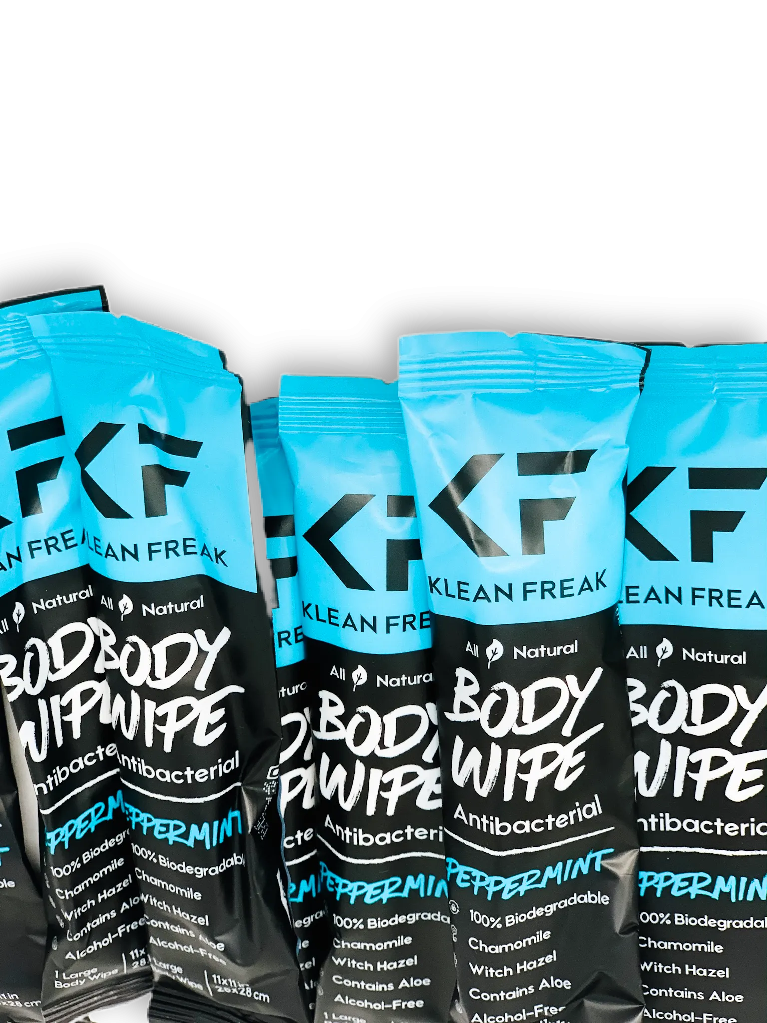 Klean Freak PEPPERMINT SCENTED BODY WIPE - 12 PACK