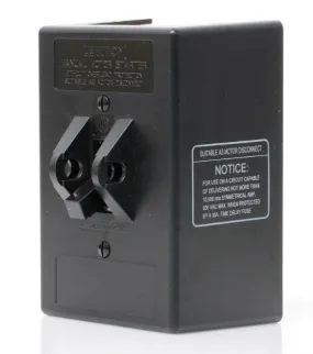 Leviton N1303-TDS 30A 600VAC 3 Pole Manual Motor Controller in Thermoplastic Enclosure - Industrial Grade