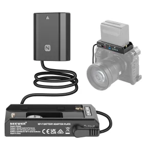 NEEWER PS004E NP-F Battery Adapter Plate with NP-FZ100 Dummy Battery