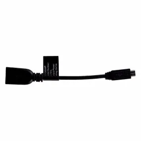 Netgear 5-inch Charging/Sync Cable (UCC3MUSB) for Micro USB Devices - Black