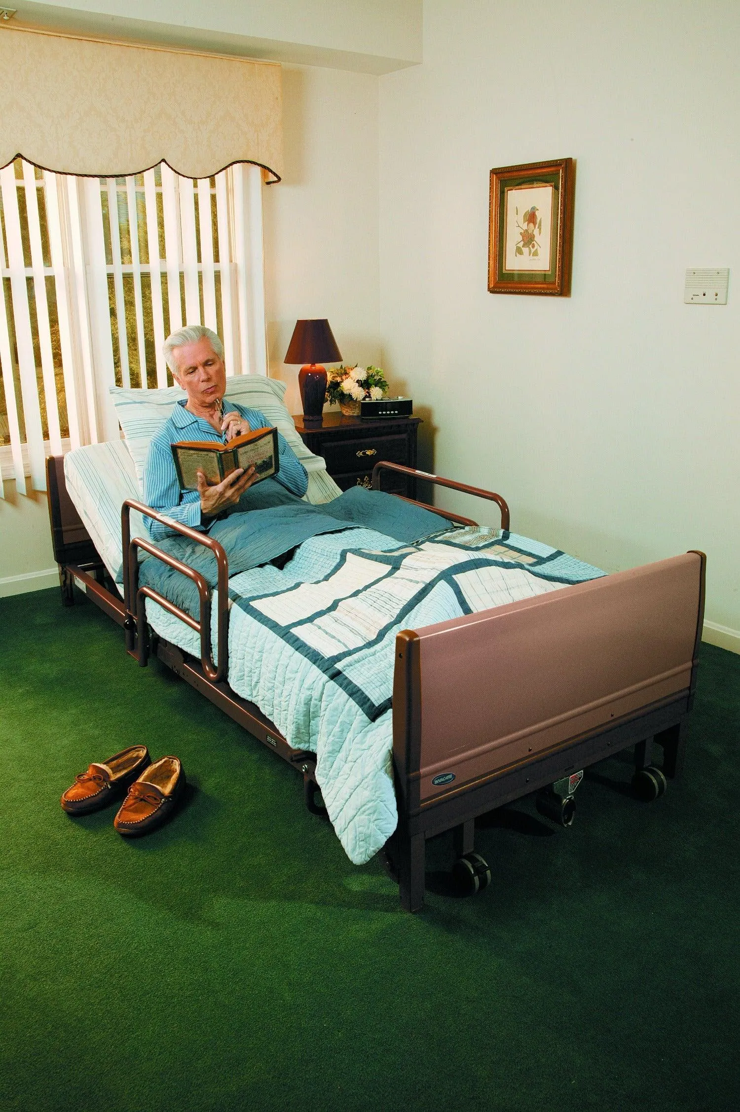 New Invacare Low Homecare 5410LOW Full Electric Hospital Bed | 80" x 36" Sleep Surface
