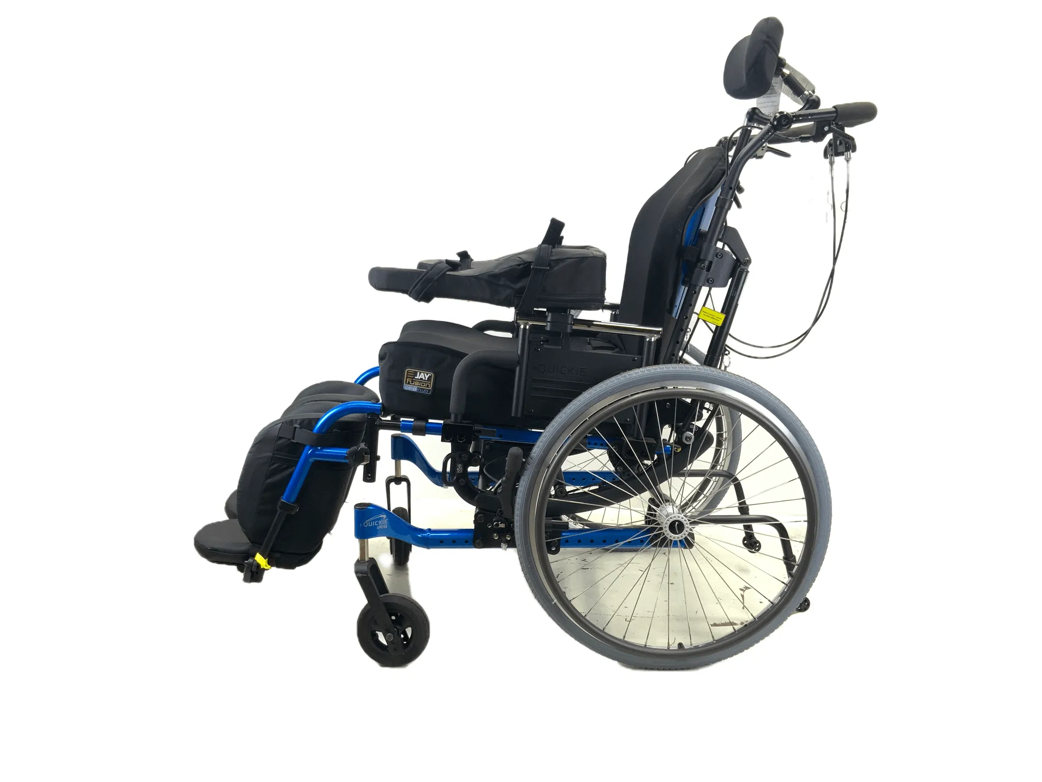 New Quickie Iris Tilt-In-Space Manual Wheelchair | 17"x 21" Seat | Reclining Backrest | Arm Troughs & Foot Box
