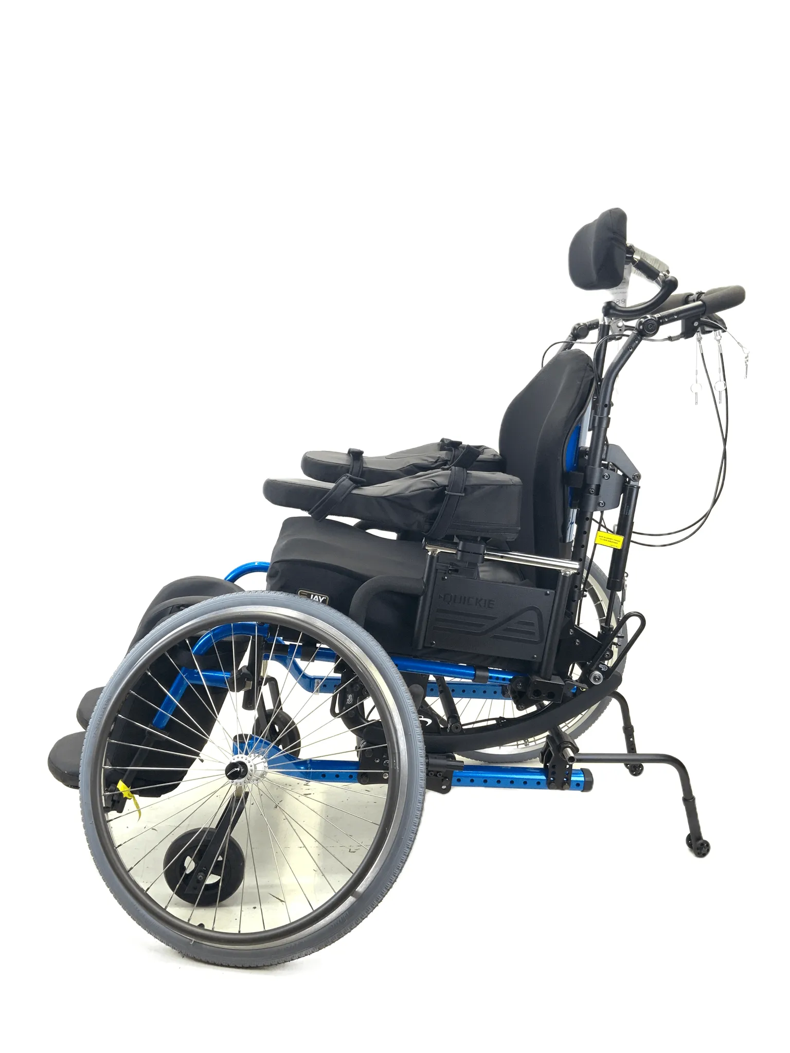 New Quickie Iris Tilt-In-Space Manual Wheelchair | 17"x 21" Seat | Reclining Backrest | Arm Troughs & Foot Box
