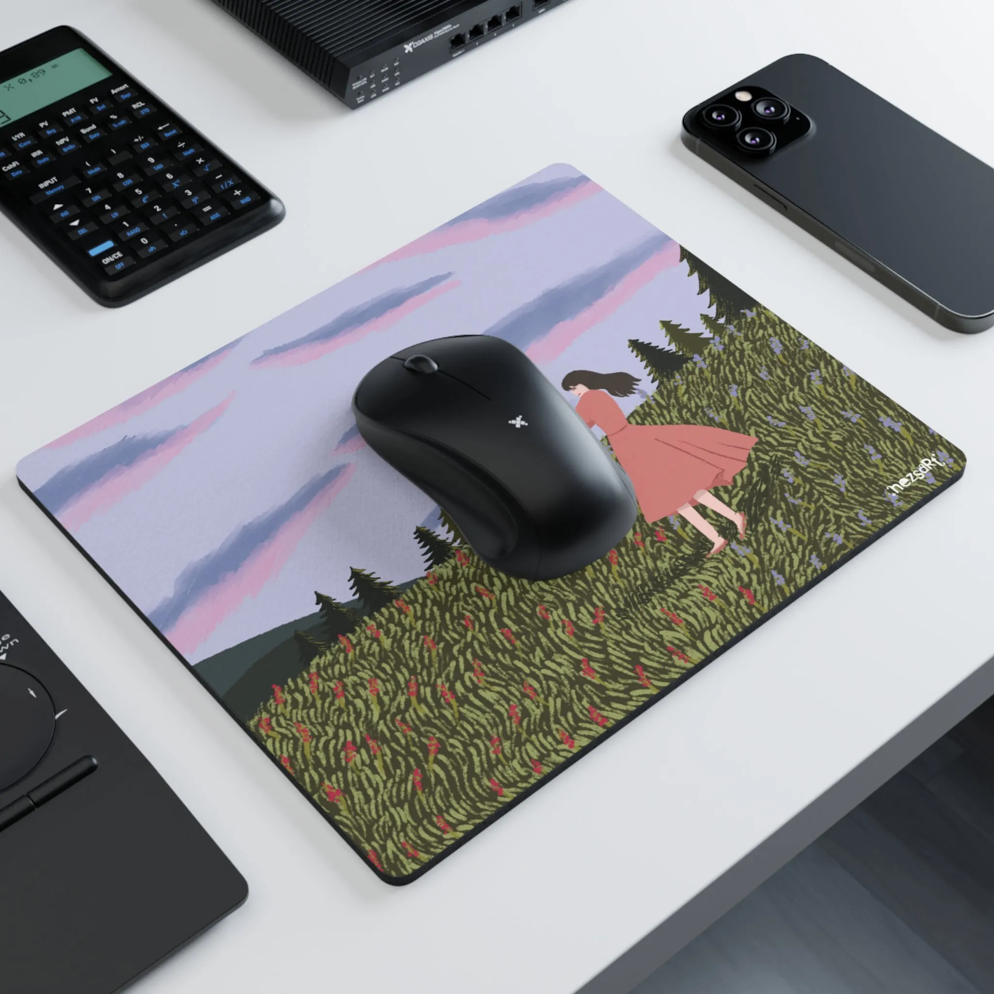 NEZS.ART Cozy Theme - 23.6cm x 19.8cm Rectangular Mousepad "i'm free"