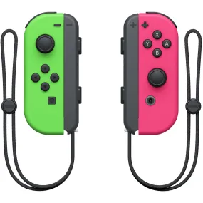 Nintendo Switch Joy-Con Controller Pair Neon Green & Pink