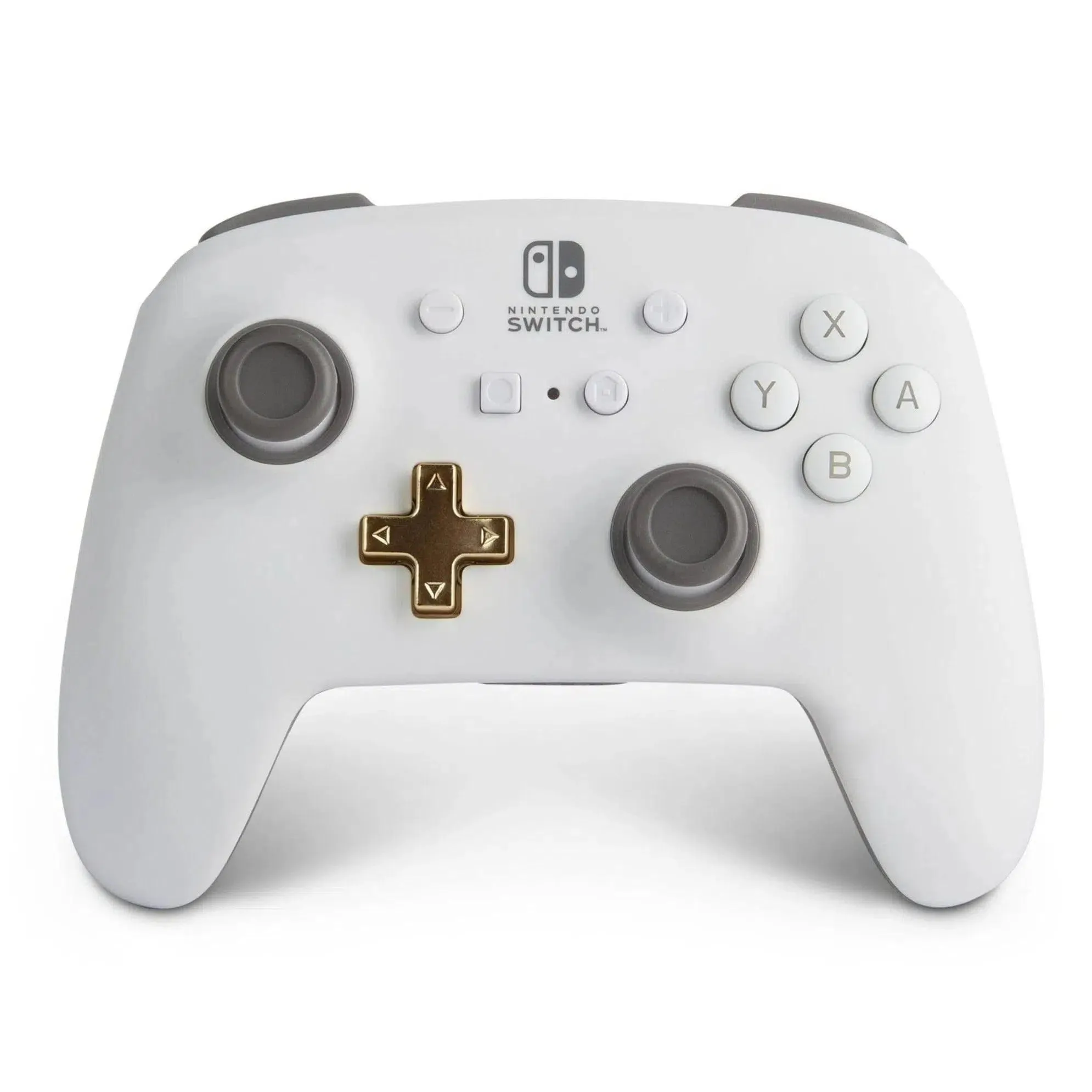 Nintendo Switch Wireless Controller (White) - PowerA - Enhanced Edition