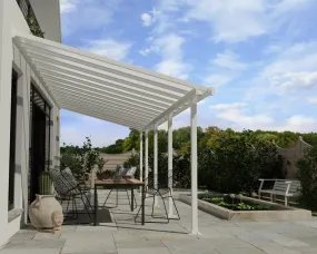 Olympia™ Patio Cover ~10 ft. x 28 ft. White Frame White Panels | Palram-Canopia