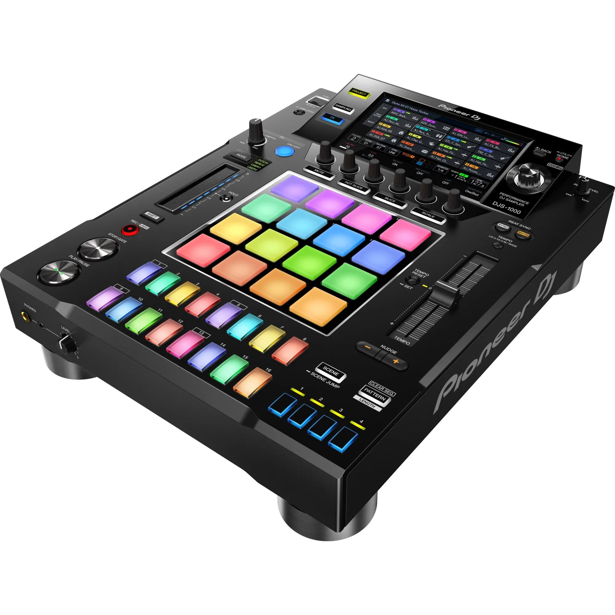 Pioneer DJ DJS-1000 16-Track Dynamic DJ Sampler with 7-Inch Touchscreen Display