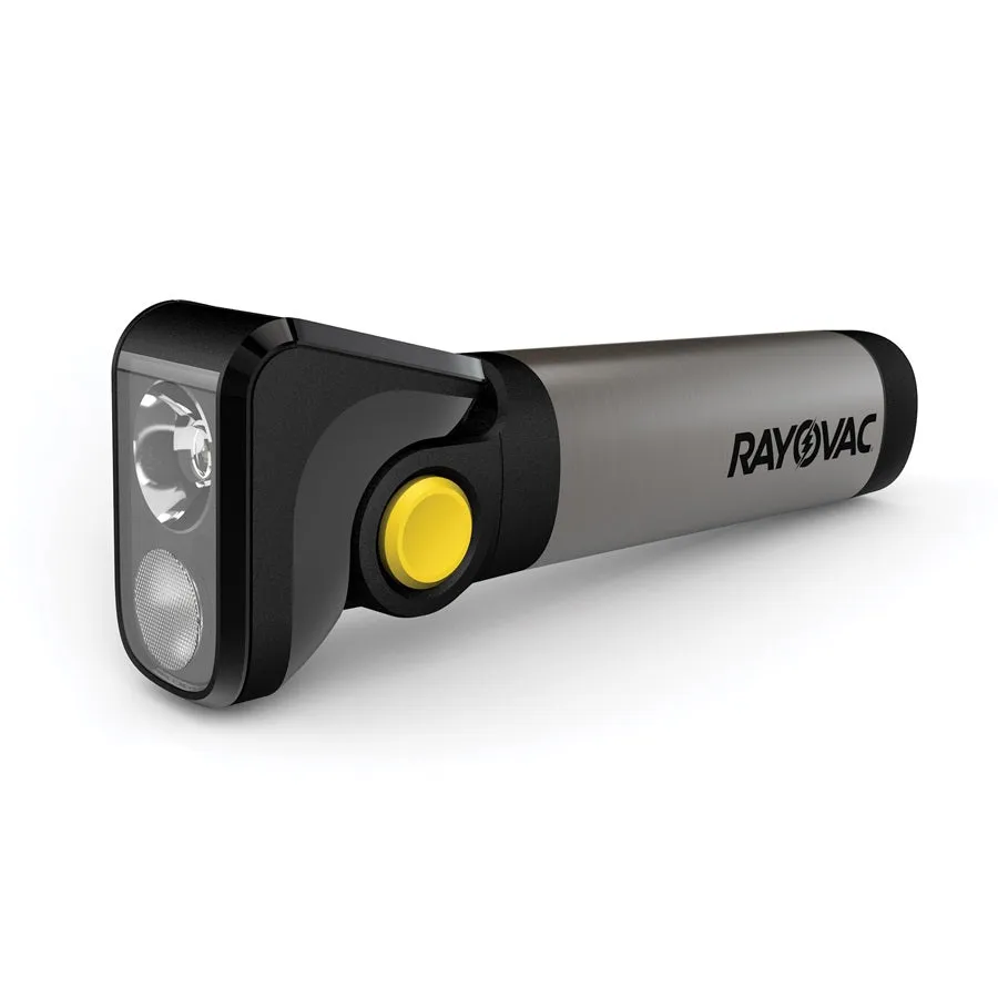 Rayovac WHESFL4AA-B Detector Worklight 4AA Hands-Free Auto-Focus Flashlight