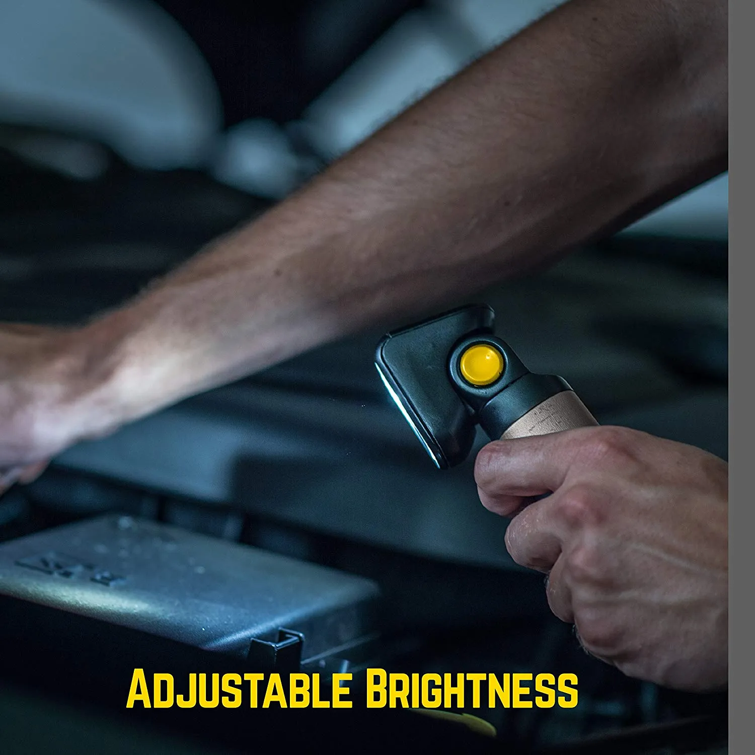 Rayovac WHESFL4AA-B Detector Worklight 4AA Hands-Free Auto-Focus Flashlight