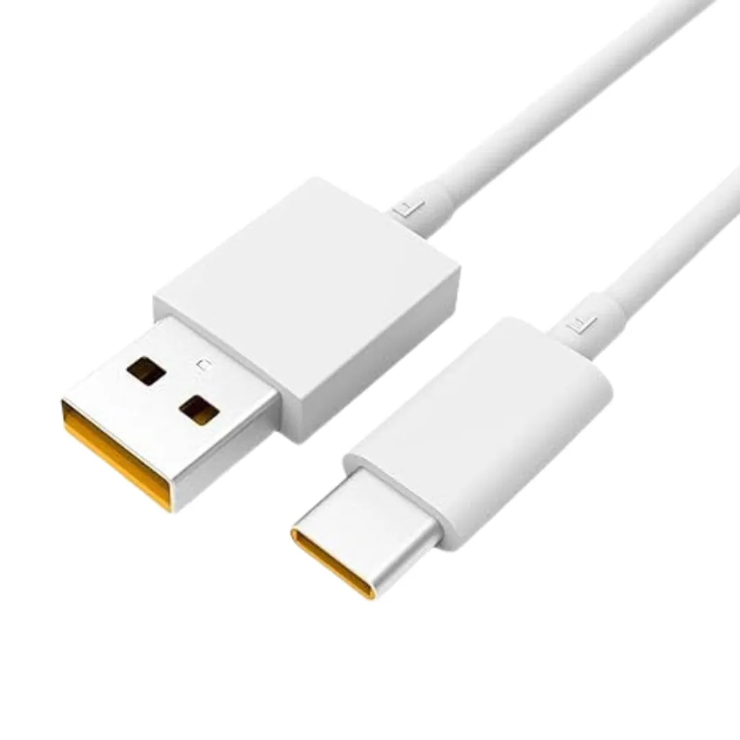 Realme 12 Type-C VOOC Charge And Data Sync Cable 1 Mt White