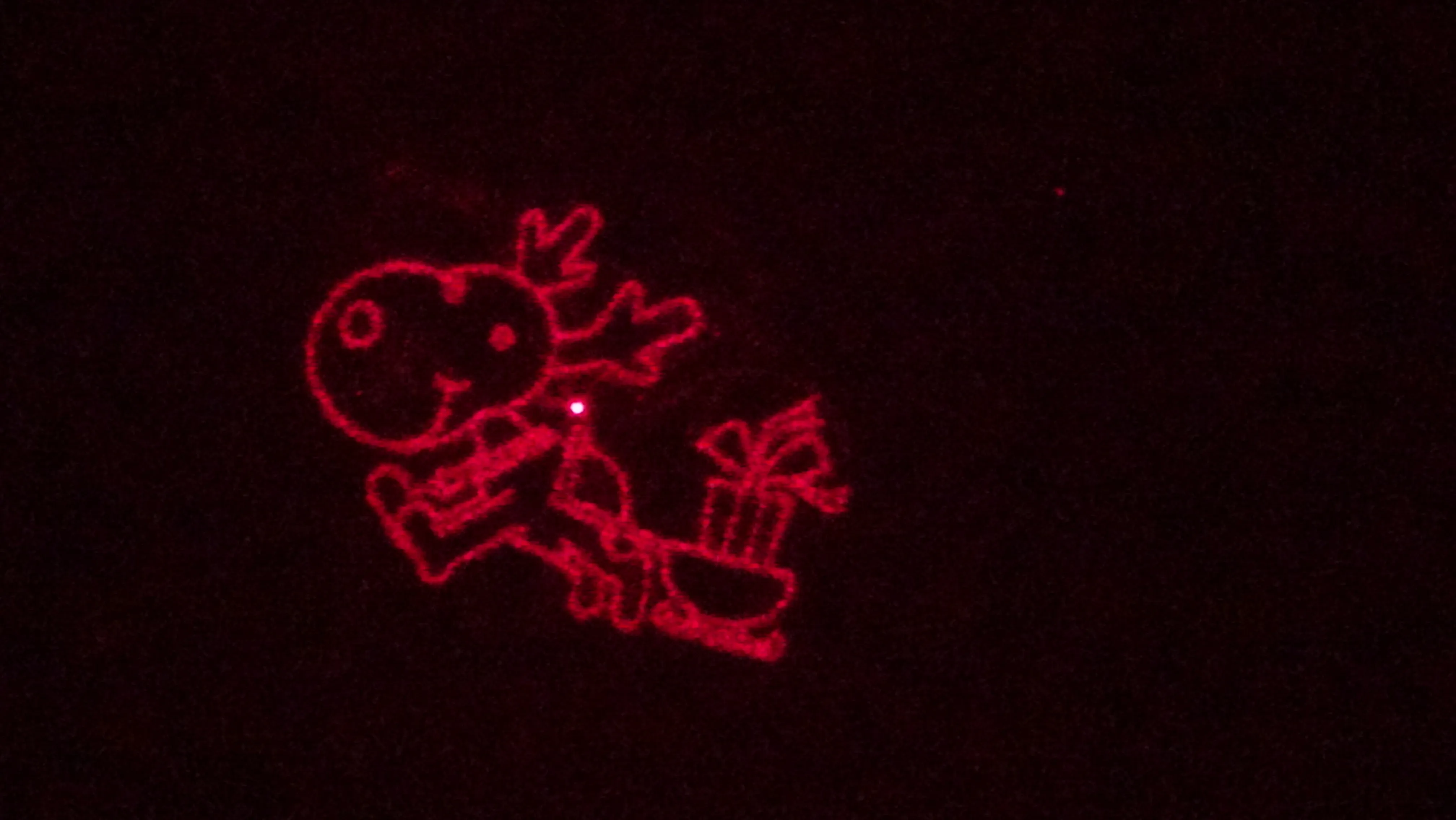 Red & Green Christmas Collage™ Laser Projector