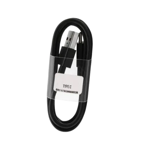 Redmi Mi Note 8 Pro Type C Charge And Sync Cable-1.2 M-Black