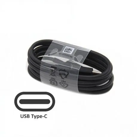 Redmi Mi Note 8 Pro Type C Charge And Sync Cable-1.2 M-Black