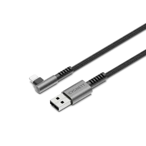 Right Angle Lightning to USB-A Cable - 1M
