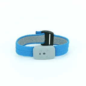 SCS 2368 ESD-Safe Blue Dual Conductor Adjustable Wrist Strap