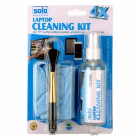 Solo Optical Lens Cleaning Kit With Screen Cleaner   Wonder Cloth   Brush IC 106