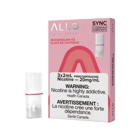 STLTH Compatible Allo Sync Watermelon Ice Vape Pods
